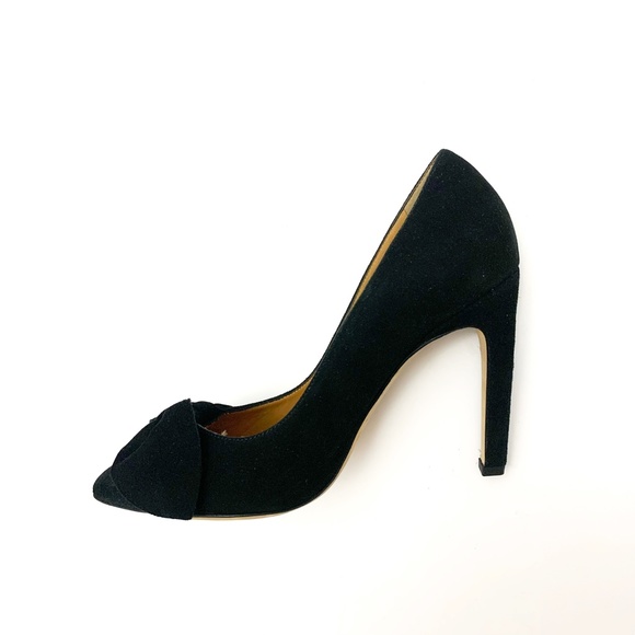 IRO Escaknot Black Suede Pumps embellished with a bow - Picture 9 of 15